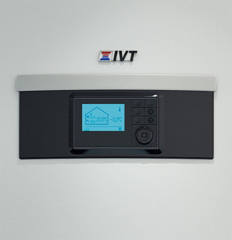 IVT AirX - styrdisplay
