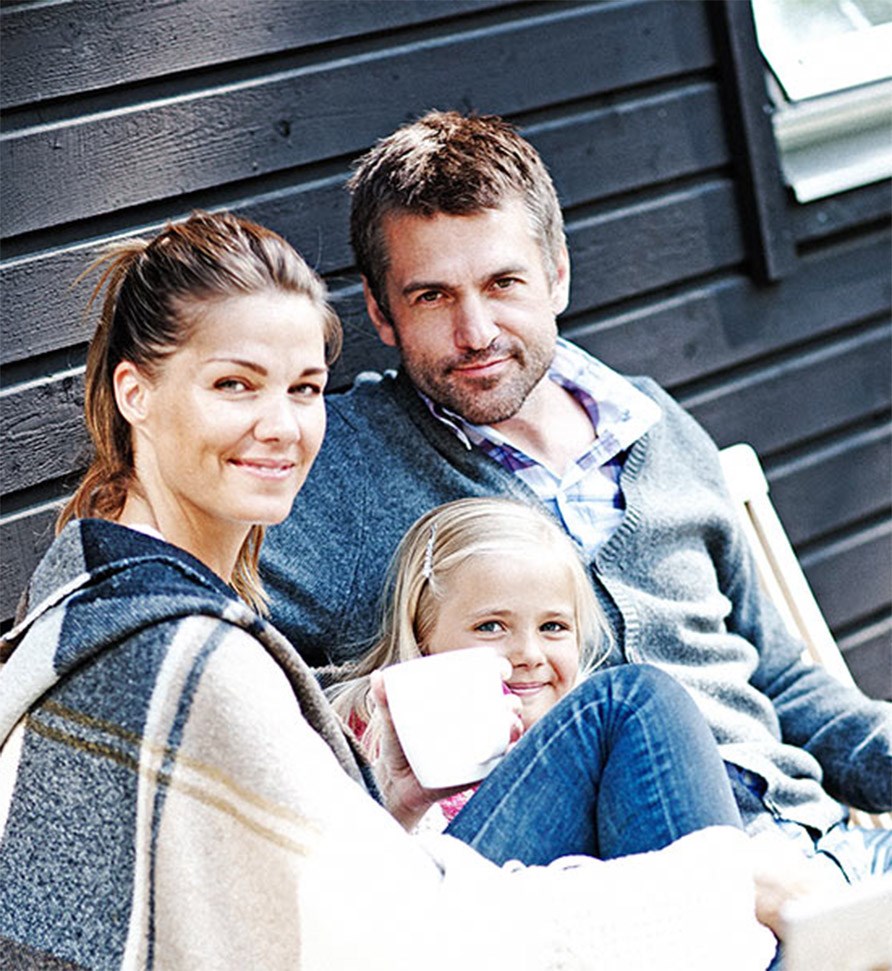 Familj i trygghet